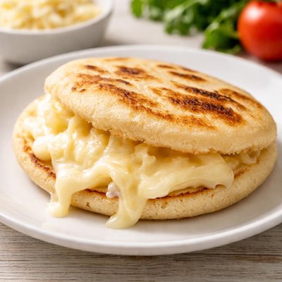 Arepa con queso