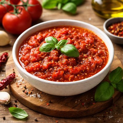Arrabbiata tomato basil marinara sauce