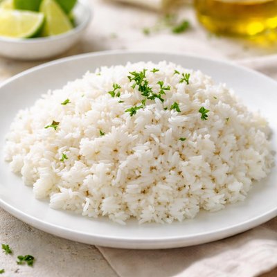 Arroz blanco cocido