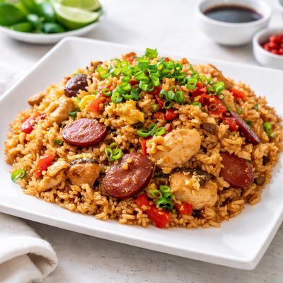 Arroz chaufa peruano