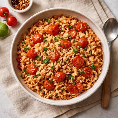 Arroz com tomatinho