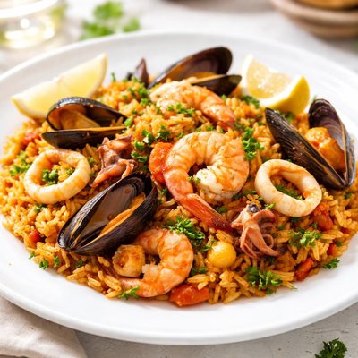 Arroz con mariscos