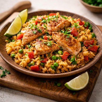 Arroz con pescado
