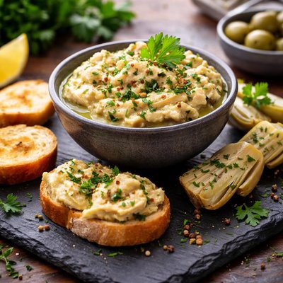 Artichoke hearts spread