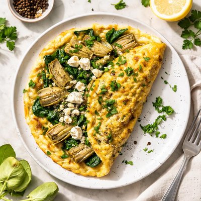 Artichoke omelette