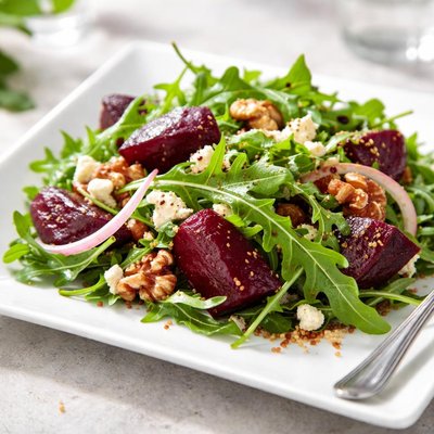 Arugula and beet salad