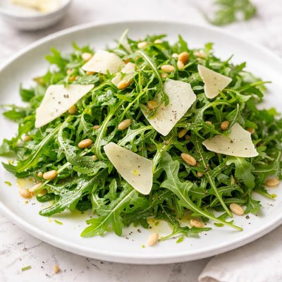 Arugula salad with parmesan