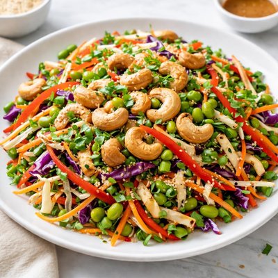 Asian cashew salad
