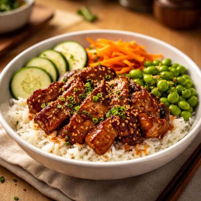 Asian pork bowl
