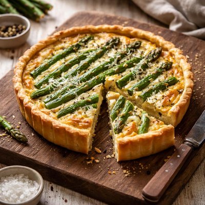 Asparagus pie