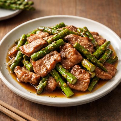 Asparagus pork