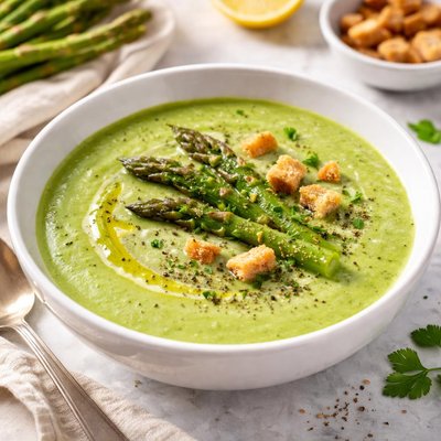 Asparagus soup