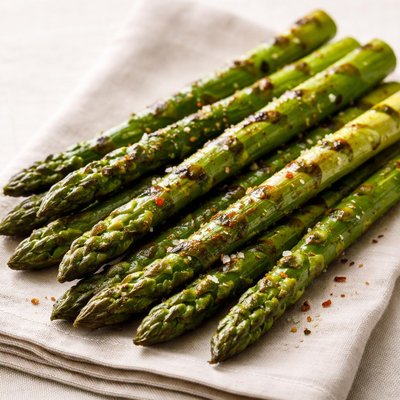 Asparagus spears grilled