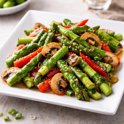 Asparagus stir-fry