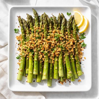 Asparagus with breadcrumbs