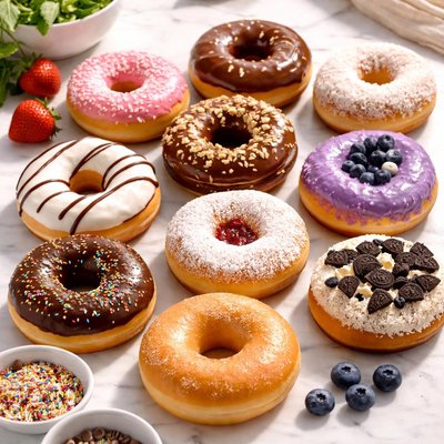 Assorted donuts