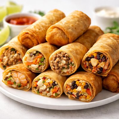 Assorted eggrolls