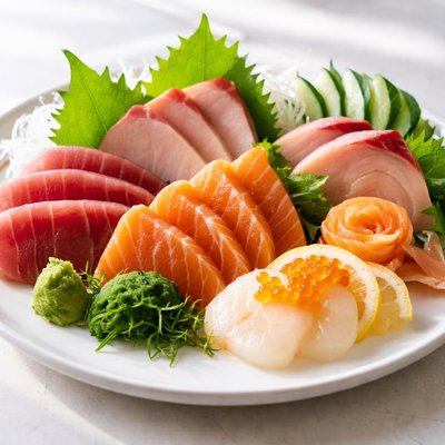 Assorted sashimi