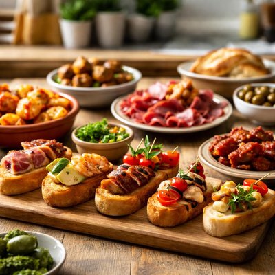 Assorted tapas