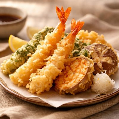 Assorted tempura