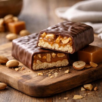 Atkins caramel peanut bar