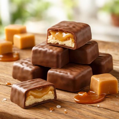Atkins caramel squares