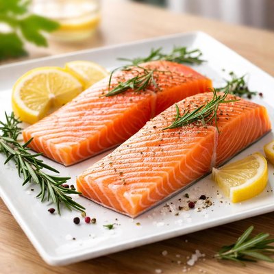 Atlantic salmon fillets