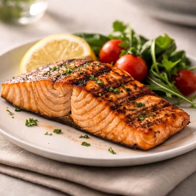 Salmone Atlantico alla griglia