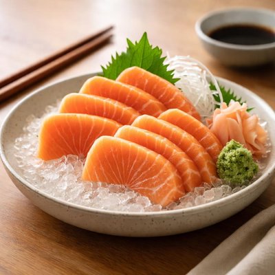 Atlantic salmon sashimi