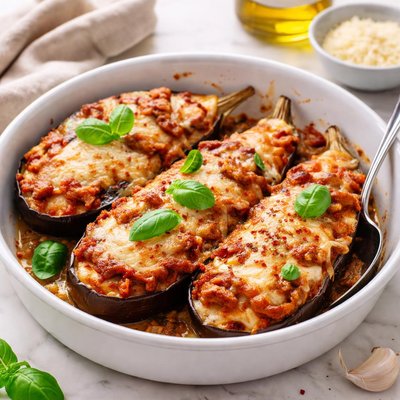 Aubegine baked with parmigiano