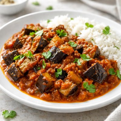Aubergine curry