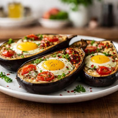 Aubergine egg