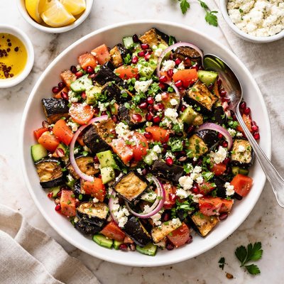 Aubergine salad