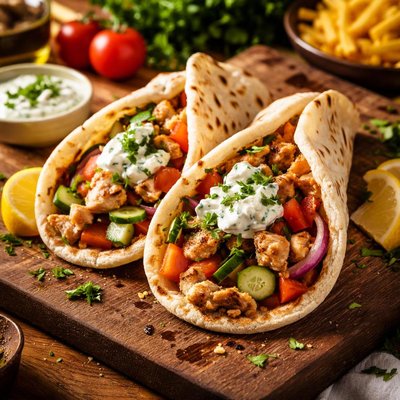 Australia chicken yiros