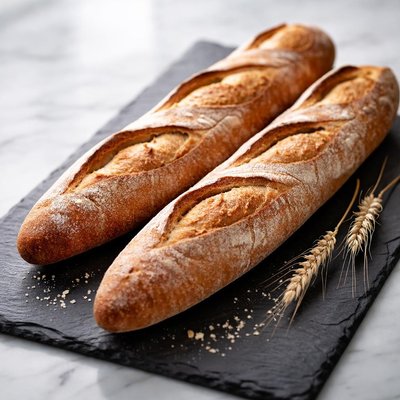 Authentic french baguette