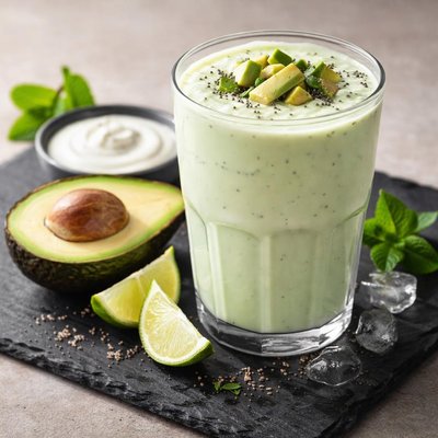 Avacado yogurt drink