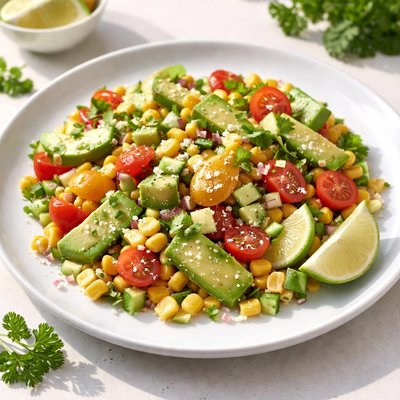 Avocado and corn salad