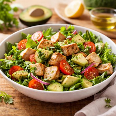 Avocado chicken salad