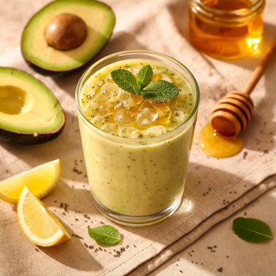 Avocado honey juice