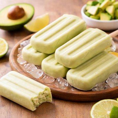 Avocado ice candy