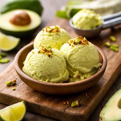 Avocado ice cream