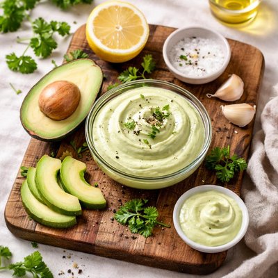 Avocado mayonnaise dressing