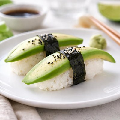 Avocado nigiri sushi