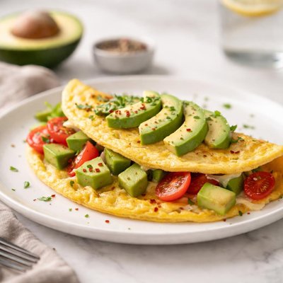 Avocado omelette