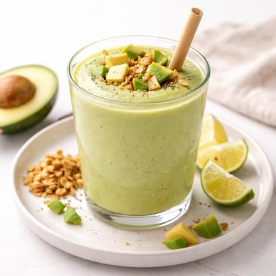 Avocado pudding smoothie