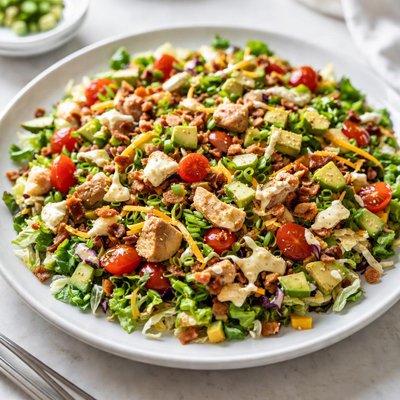 Avocado ranch chopped salad