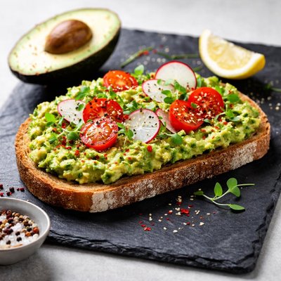 Avocado spread sandwich
