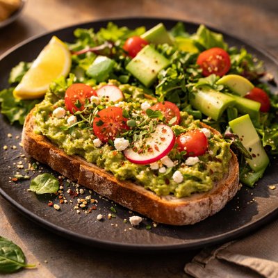 Avocado toast salad