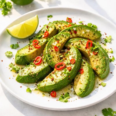 Avocado with chili
