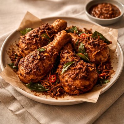 Ayam berempah air fryer